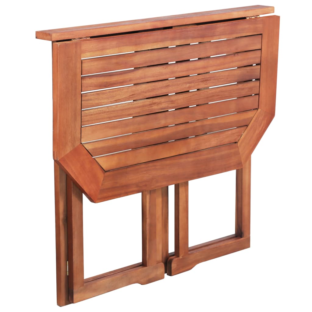 vidaXL Balkónový stôl a rohová lavica 2 kusy, masívne akáciové drevo