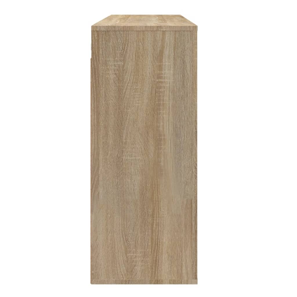 vidaXL Nástenná skrinka dub sonoma 80x33x80 cm spracované drevo