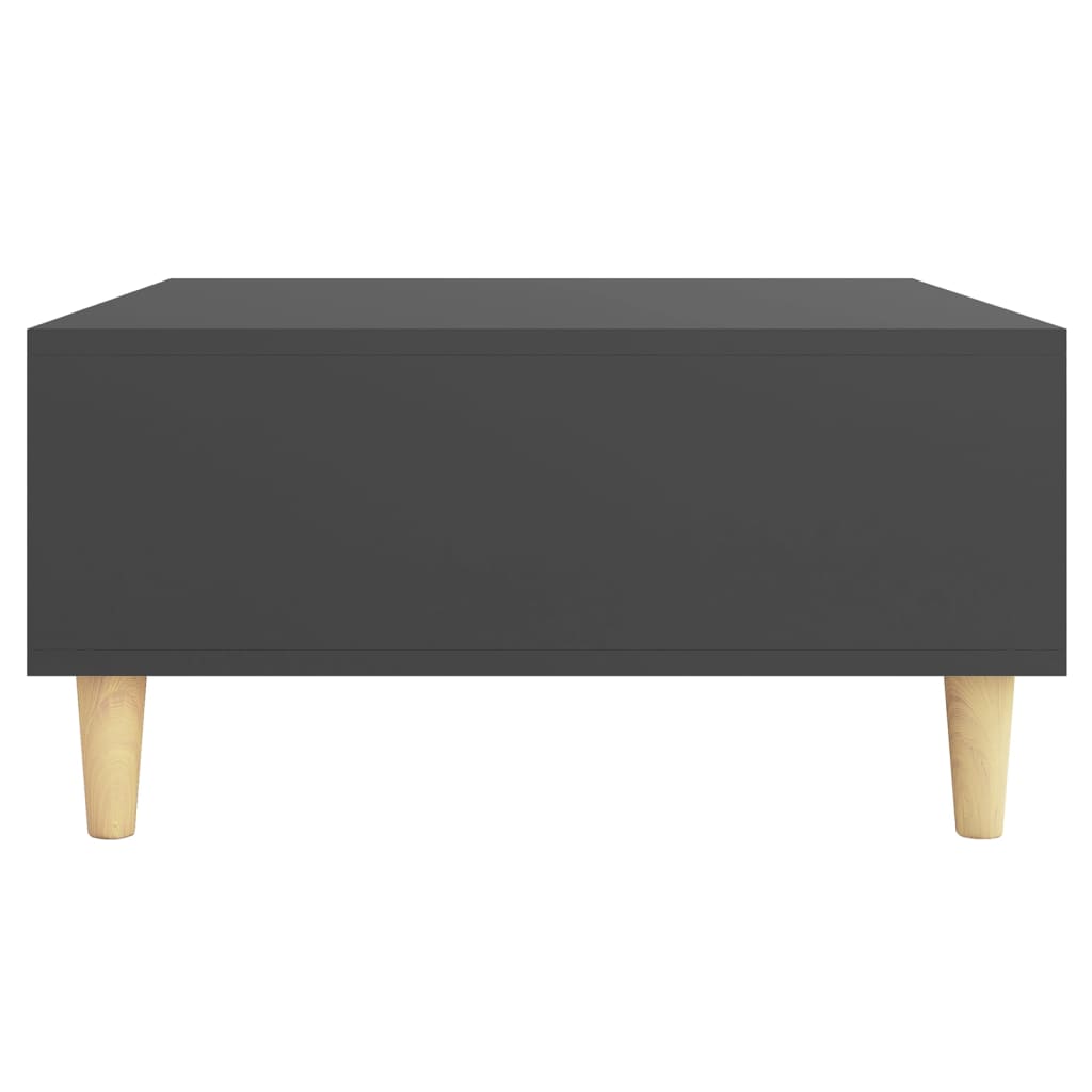 vidaXL Konferenčný stolík, sivý 60x60x30 cm, kompozitné drevo