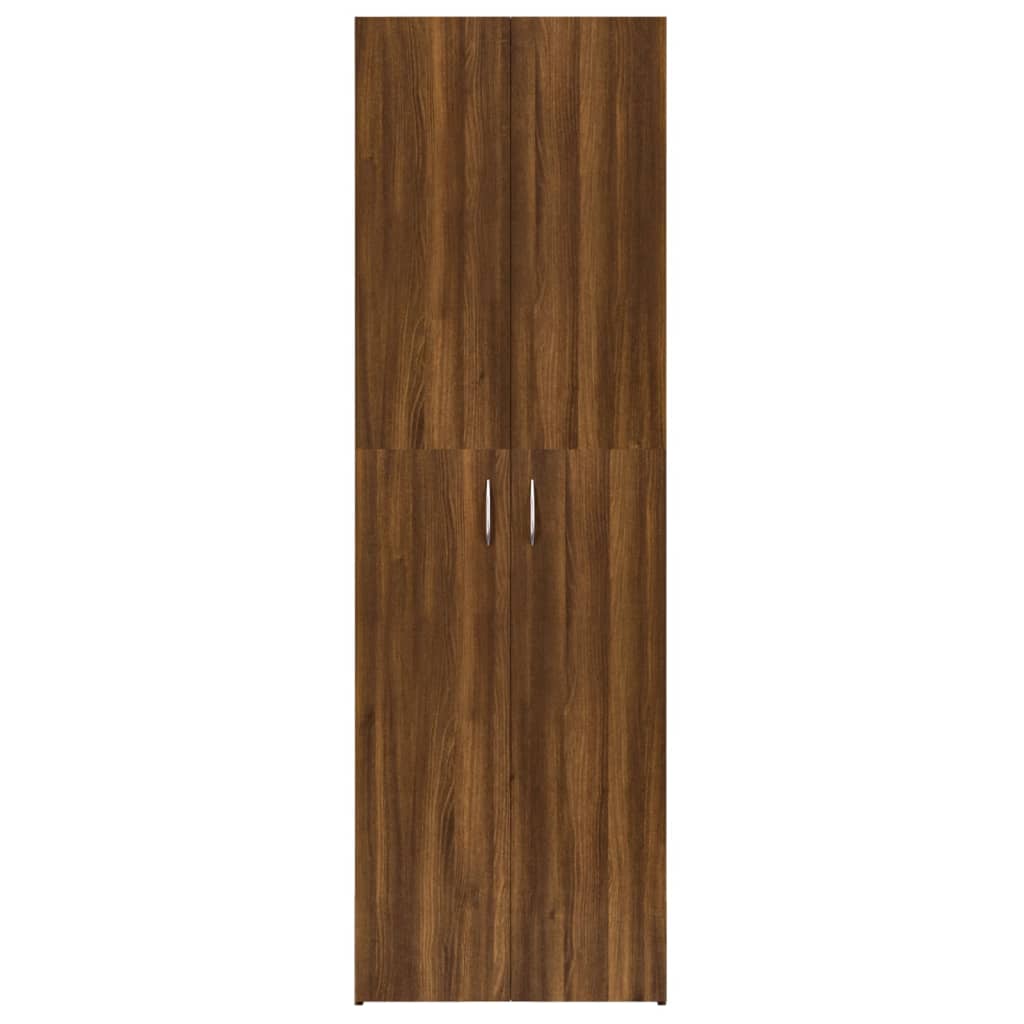 vidaXL Kancelárska skrinka hnedý dub 60x32x190 cm spracované drevo