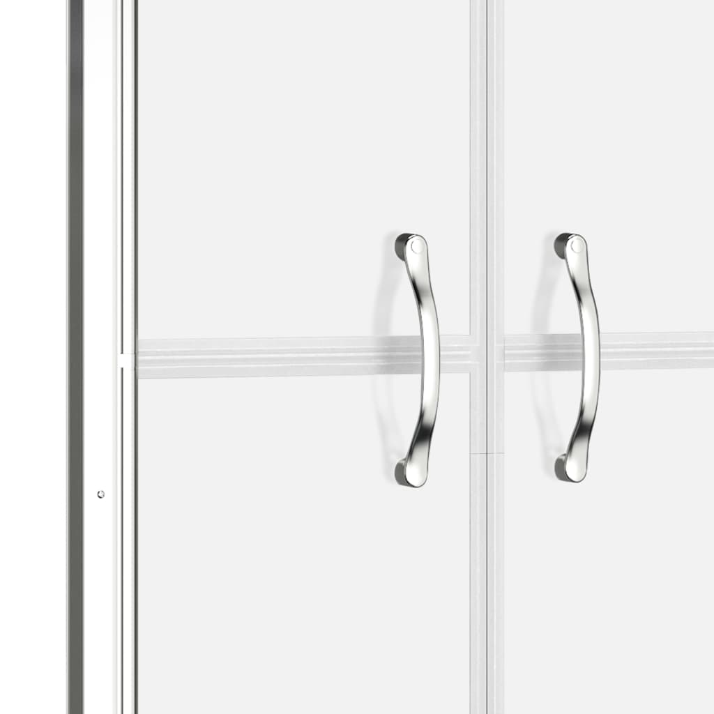 vidaXL Sprchové dvere, polomatné, ESG 96x190 cm