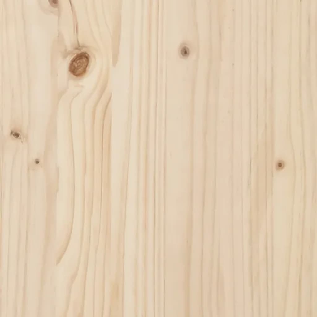 vidaXL Lavička 112,5x51,5x96,5 cm masívne borovicové drevo