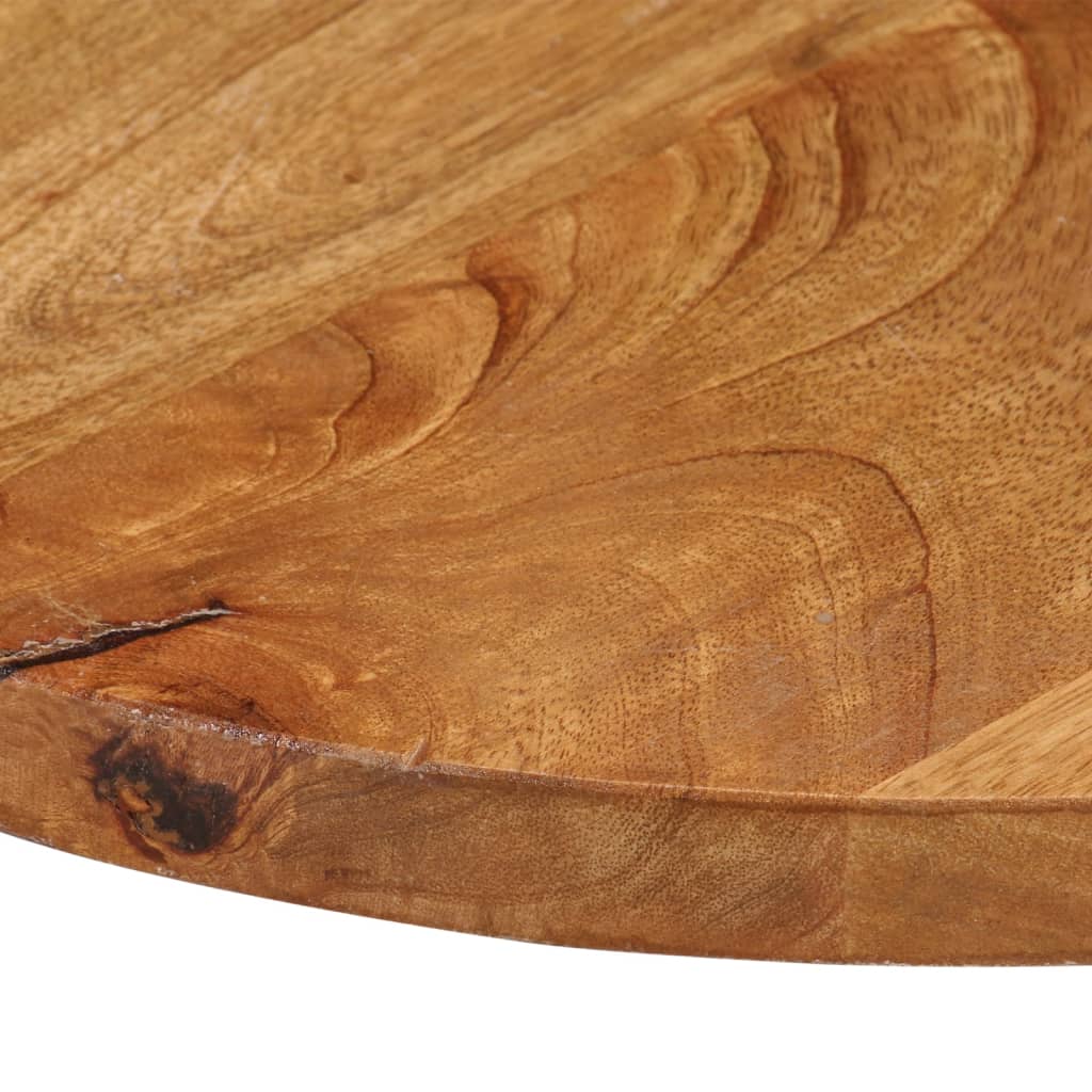 vidaXL Stolová doska Ø 70x3,8 cm okrúhla masívne mangovníkové drevo