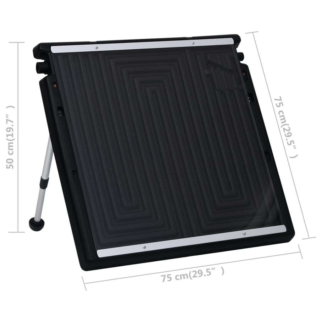 vidaXL Dvojitý bazénový solárny ohrievací panel 150x75 cm