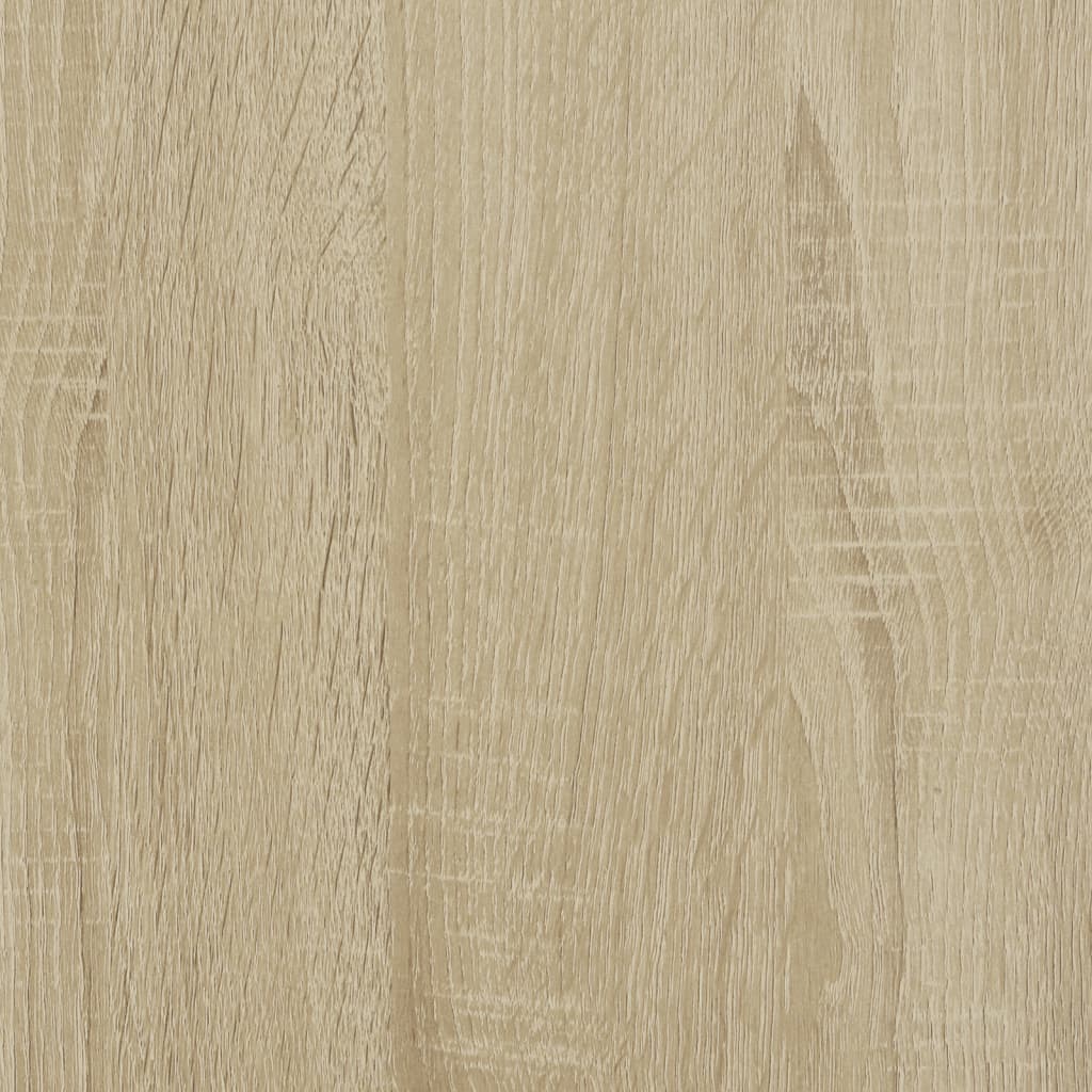 vidaXL Skrinka s kolieskami dub sonoma 60x22x79 cm kompozitné drevo