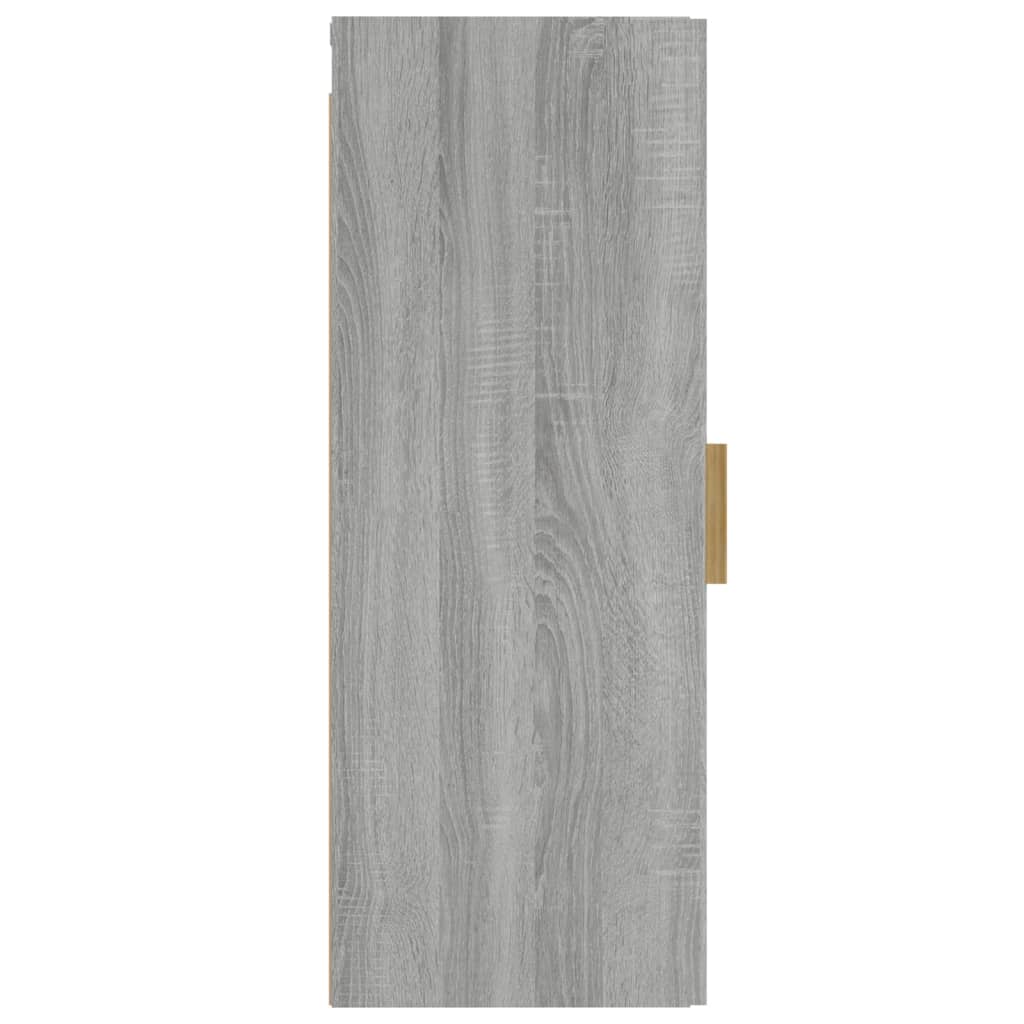 vidaXL Nástenná skrinka sivý dub sonoma 34,5x34x90 cm spracované drevo