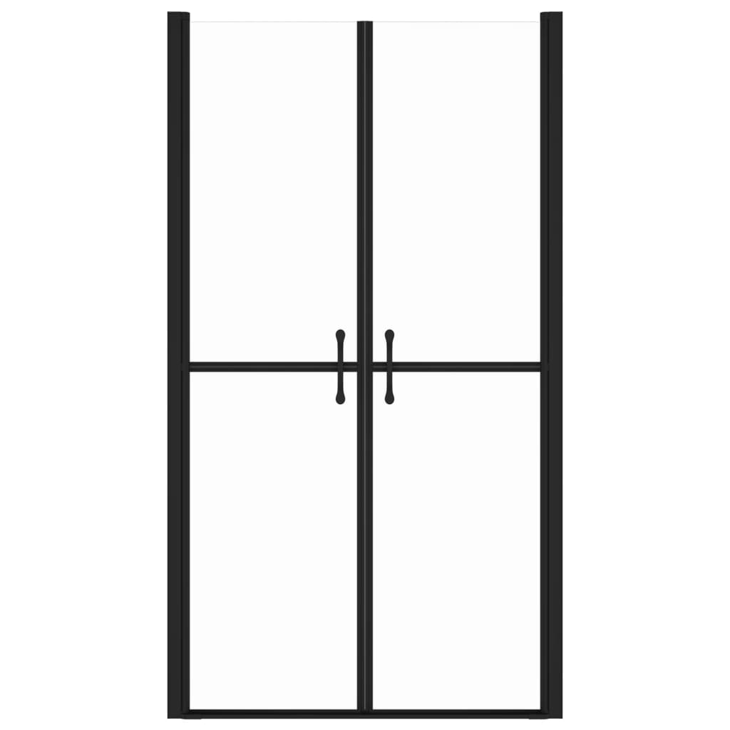 vidaXL Sprchové dvere priehľadné ESG (88-91)x190 cm