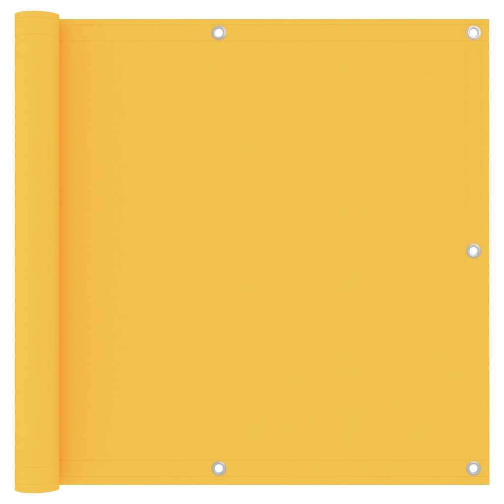 vidaXL Balkónová markíza, žltá 90x600 cm, oxfordská látka