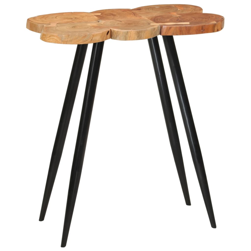 vidaXL Barový stôl s dizajnom polienok 90x54x105 cm masívna akácia