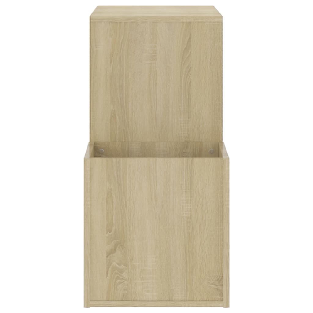 vidaXL Skrinka na topánky, dub sonoma 105x35,5x70 cm, kompozitné drevo