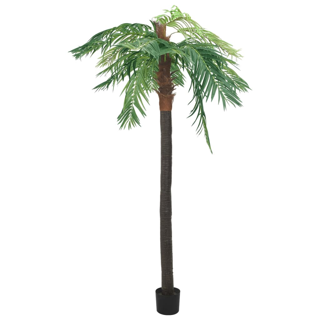 vidaXL Umelá palma Phoenix s kvetináčom 305 cm zelená