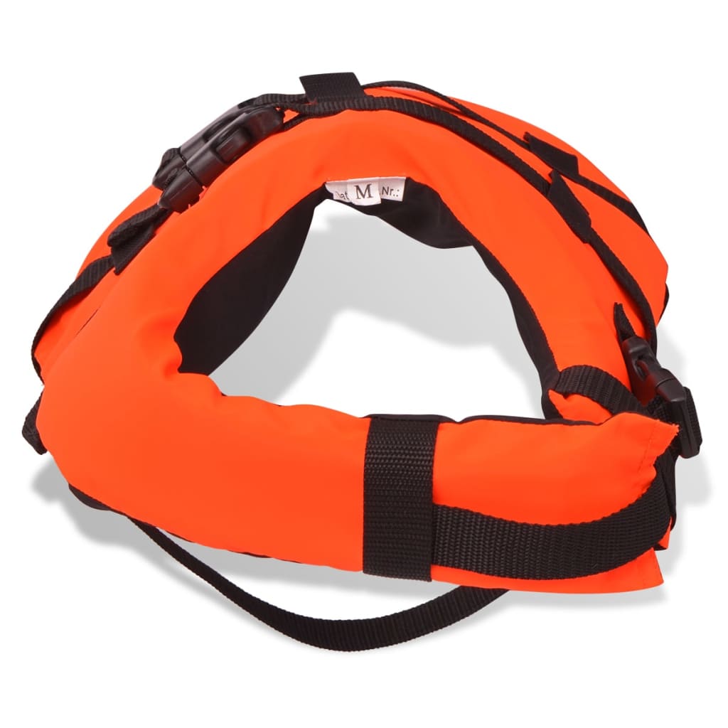 vidaXL Záchranná vesta pre psa, L, oranžová