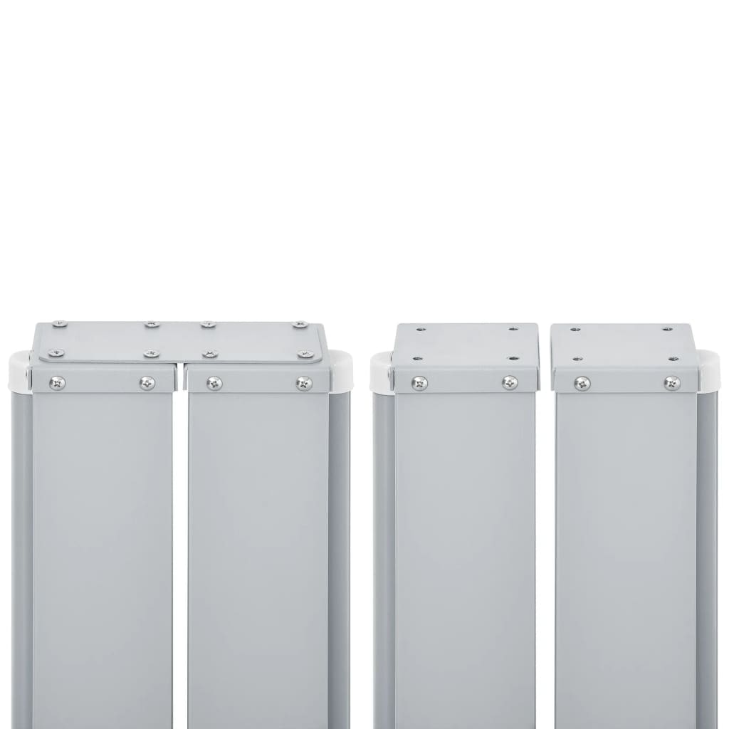 vidaXL Zaťahovacia dvojitá bočná markíza na terasu 170x600 cm, krémová