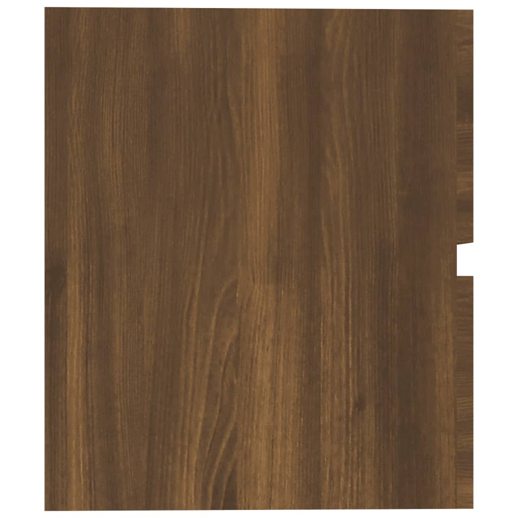 vidaXL Umývadlová skrinka hnedý dub 60x38,5x45 cm spracované drevo
