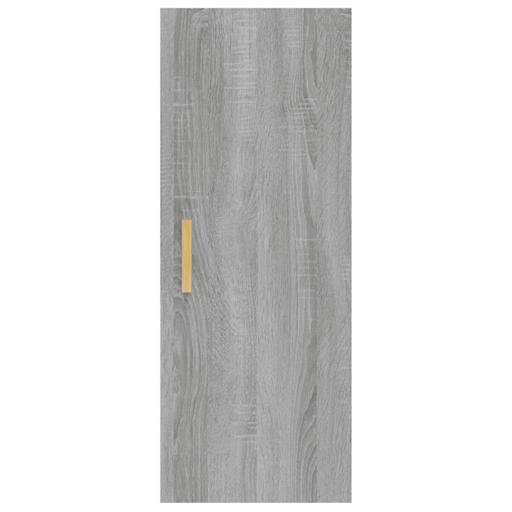 vidaXL Nástenná skrinka sivý dub sonoma 34,5x34x90 cm spracované drevo