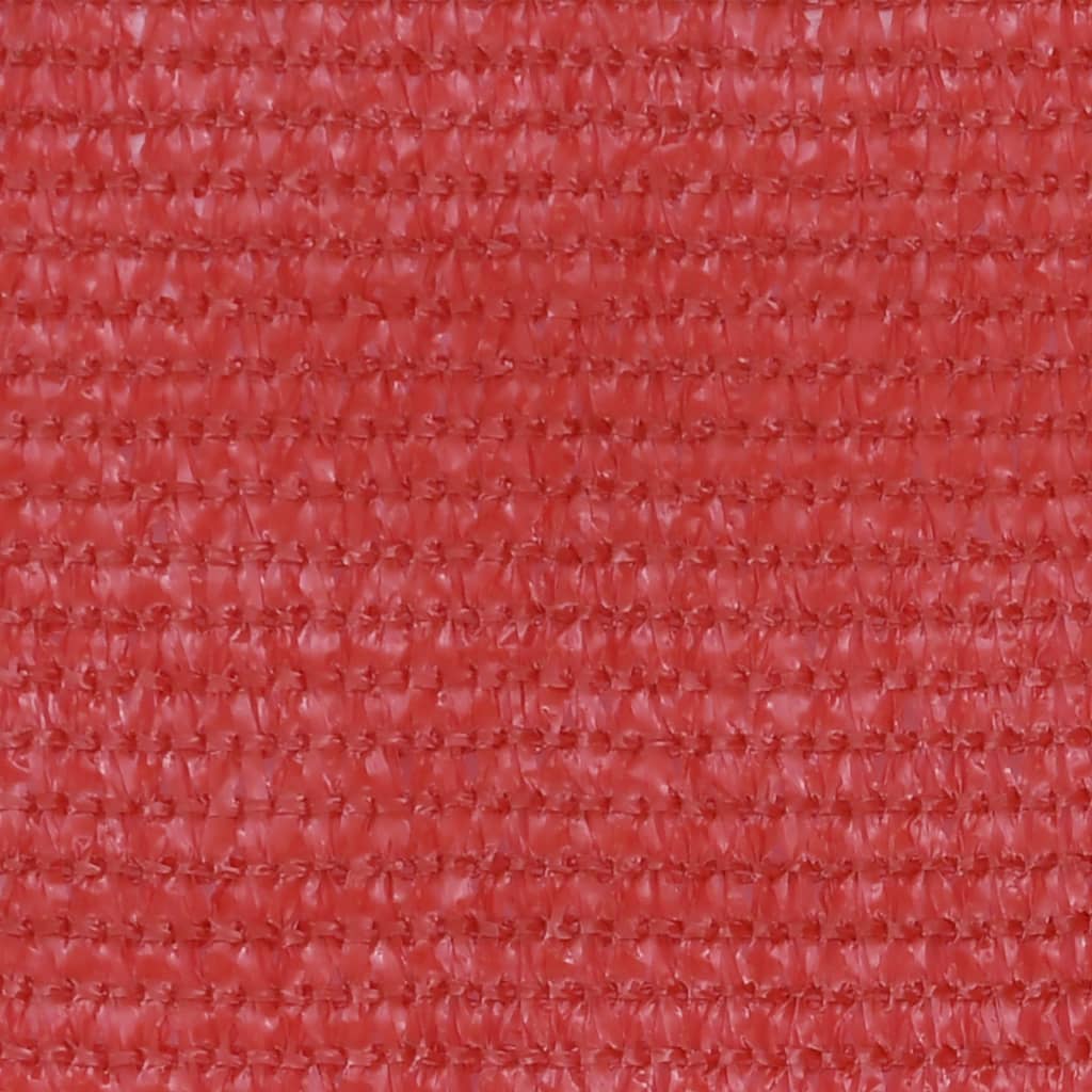 vidaXL Balkónová markíza, červená 90x600 cm, HDPE