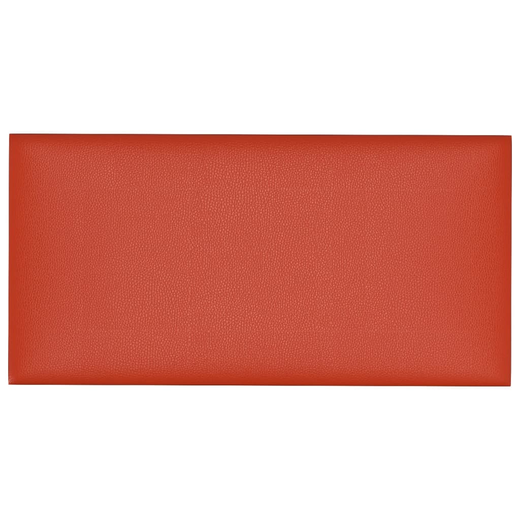 vidaXL Nástenné panely 12 ks červené 60x30 cm umelá koža 2,16 m²