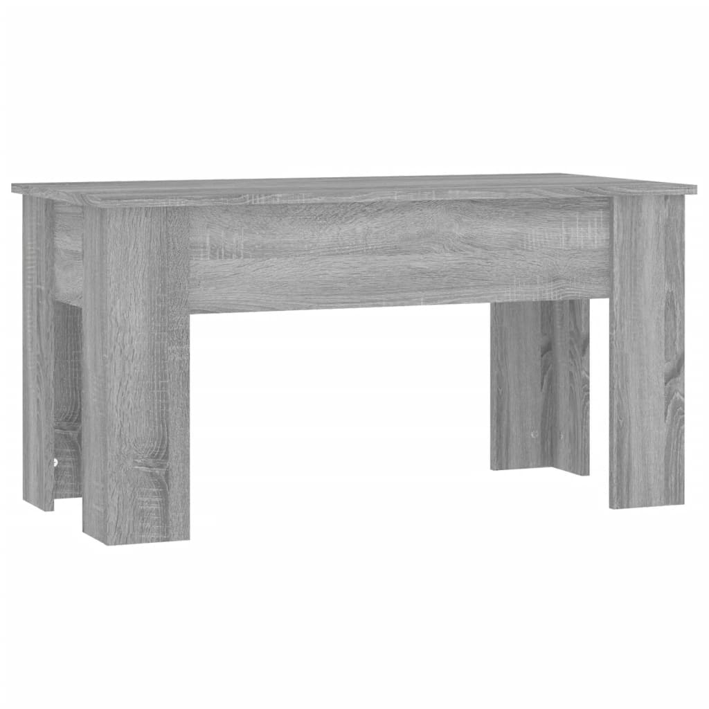 vidaXL Konferenčný stolík sivý dub sonoma 101x49x52cm spracované drevo