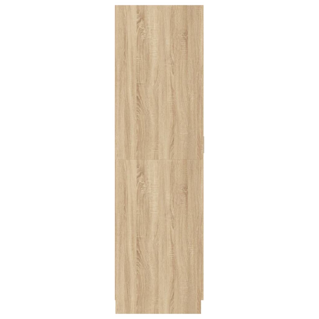 vidaXL Šatník, dub sonoma 80x52x180 cm, kompozitné drevo