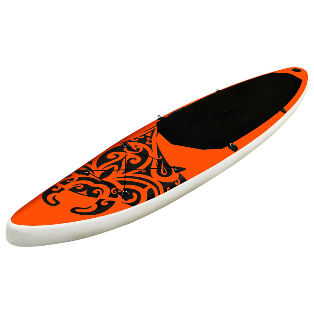 vidaXL Nafukovací Stand Up Paddleboard 320x76x15 cm oranžový