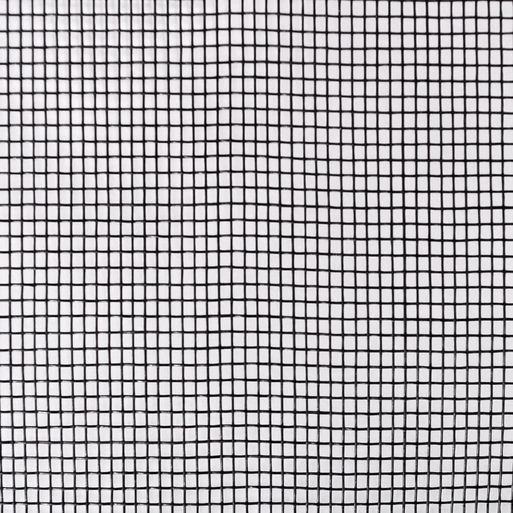vidaXL Sieť proti hmyzu, sklené vlákno 100x500 cm, čierna