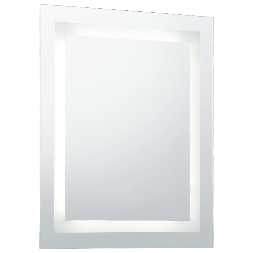 vidaXL Kúpeľňové zrkadlo s LED svetlom a dotykovým senzorom 50x60 cm