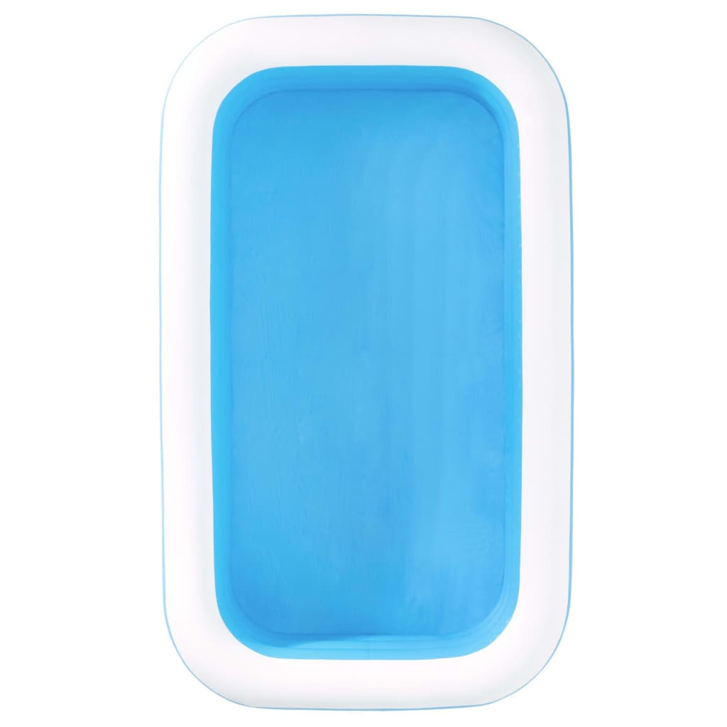 Bestway Rodinný obdĺžnikový nafukovací bazén 262x175x51cm modro-biely