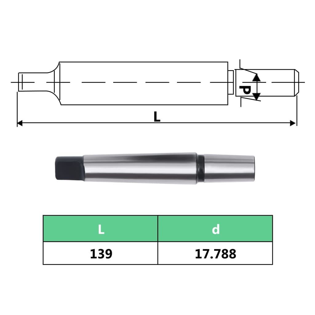 vidaXL Rýchloupínacie skľučovadlo MT2-B18 s upínacím rozsahom 16 mm