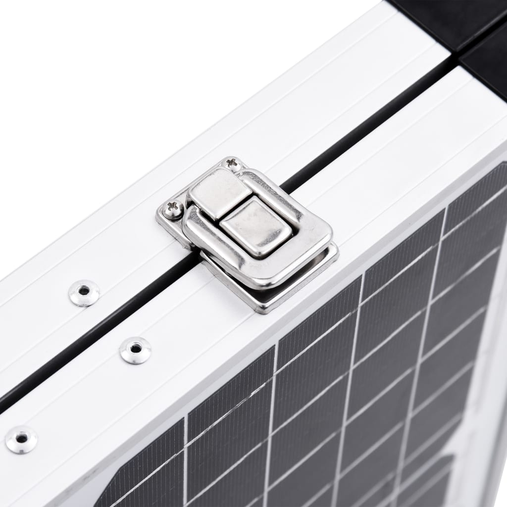 vidaXL Skladací solárny panelový kufrík 120 W 12 V
