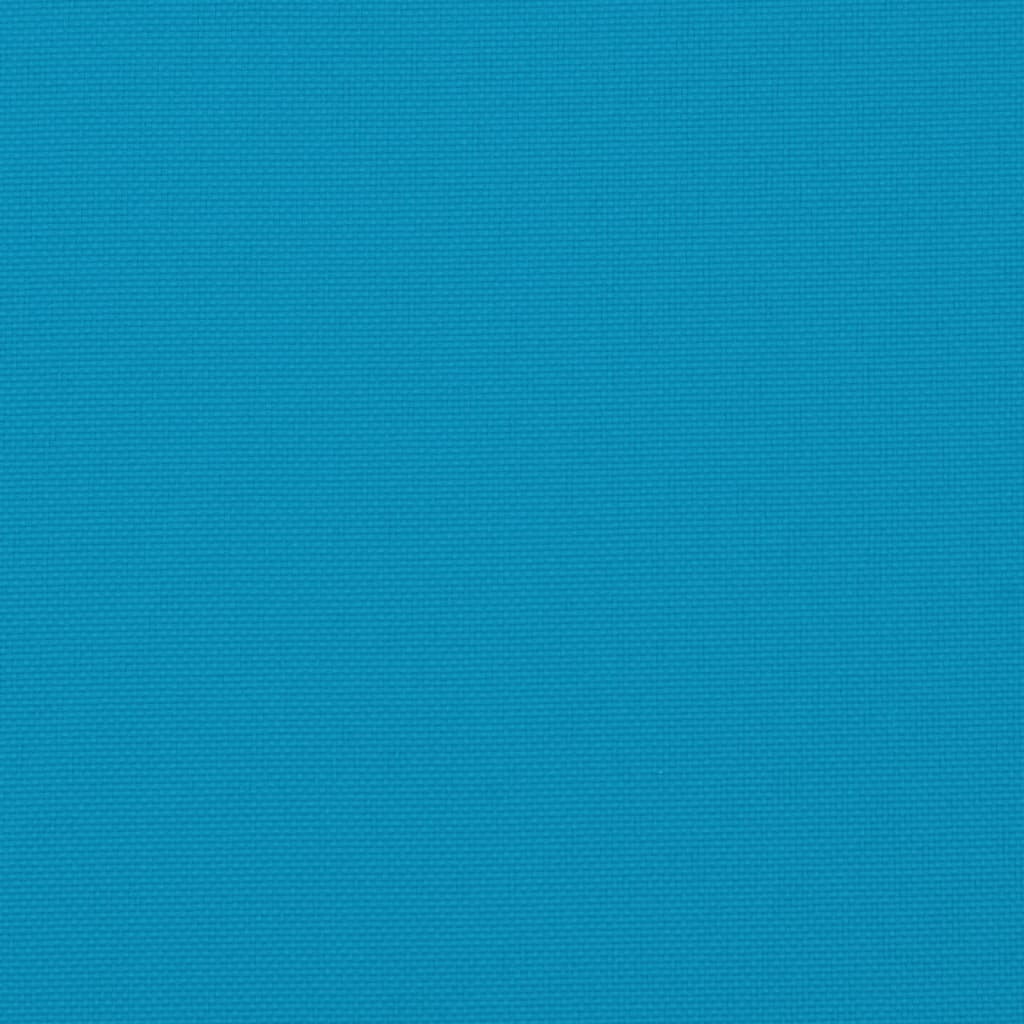 vidaXL Podložka na paletový nábytok, modrá 50x50x12 cm, látka