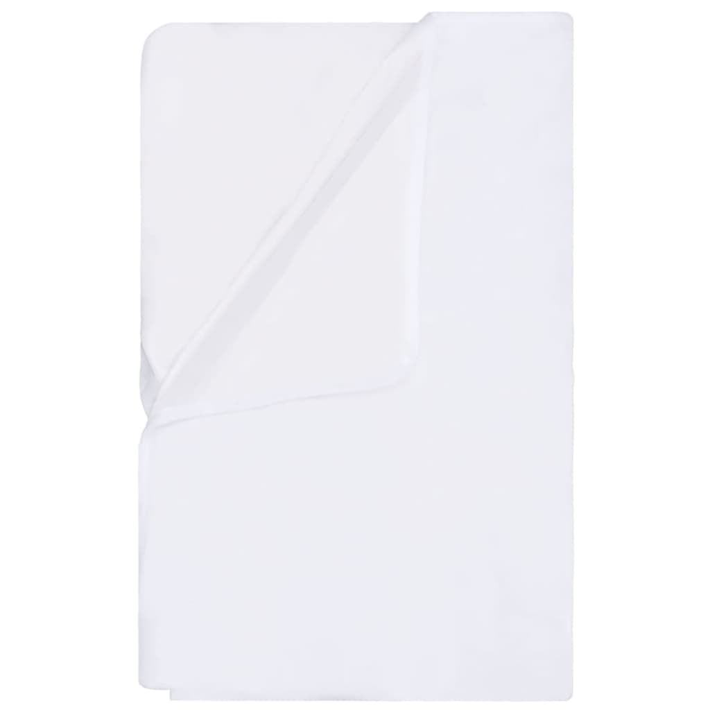 vidaXL Chrániče matracov vodeodolné 2 ks bavlna 90x200 cm biele