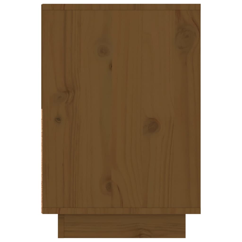 vidaXL Nočné stolíky 2 ks medovo-hnedé 60x34x51 cm borovicové drevo