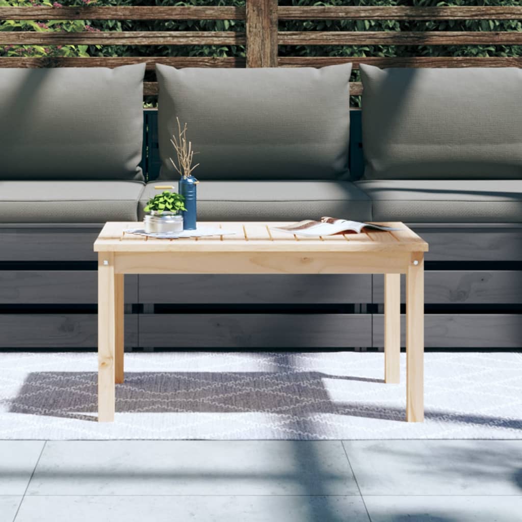 vidaXL Záhradný stolík 82,5x50,5x45 cm borovicový masív