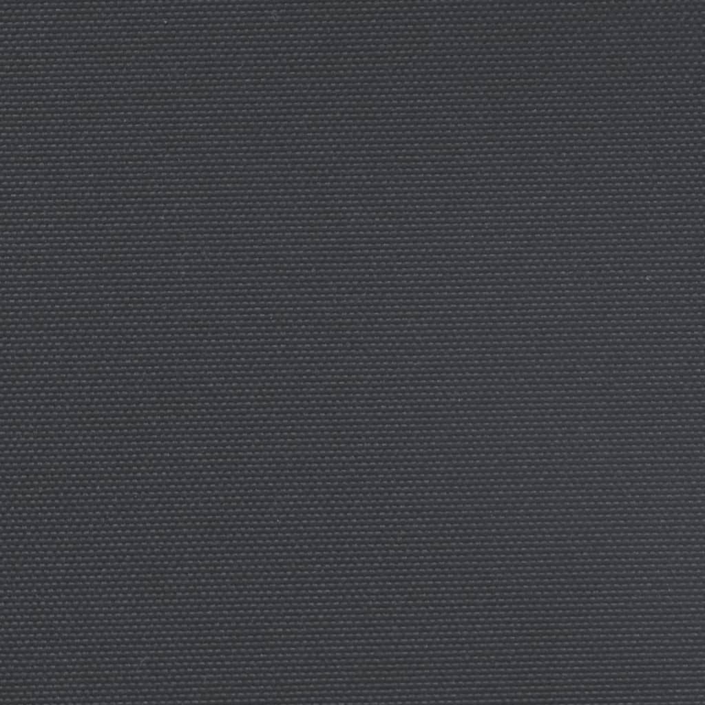 vidaXL Zaťahovacia bočná markíza čierna 180x1200 cm