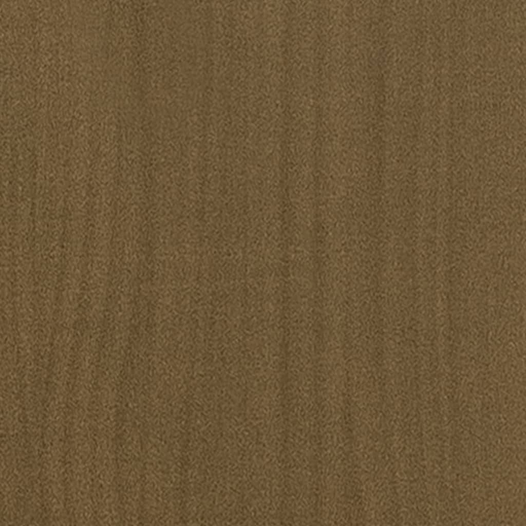 vidaXL Knižnica/deliaca stena medovo-hnedá 100x30x200 cm masívna borovica