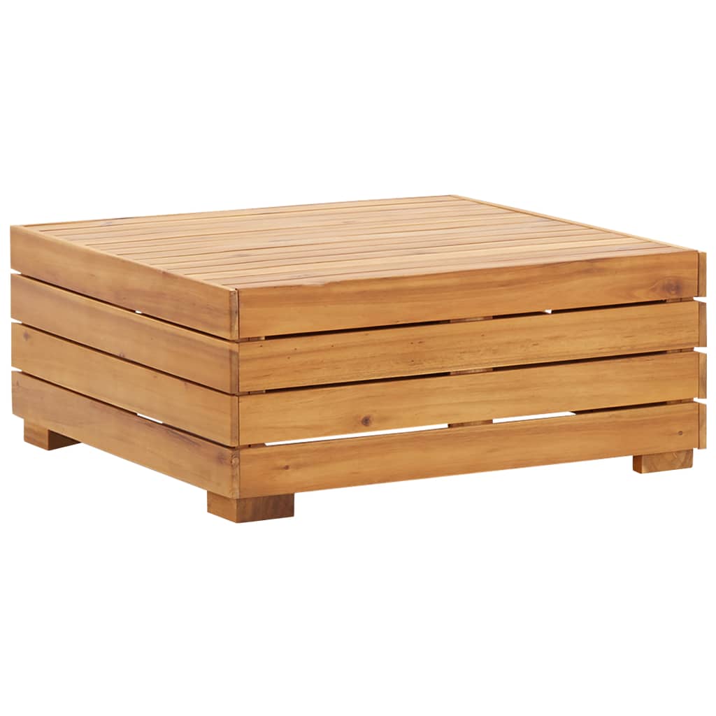 vidaXL Záhradná sekčná taburetka s vankúšmi masívne akáciové drevo