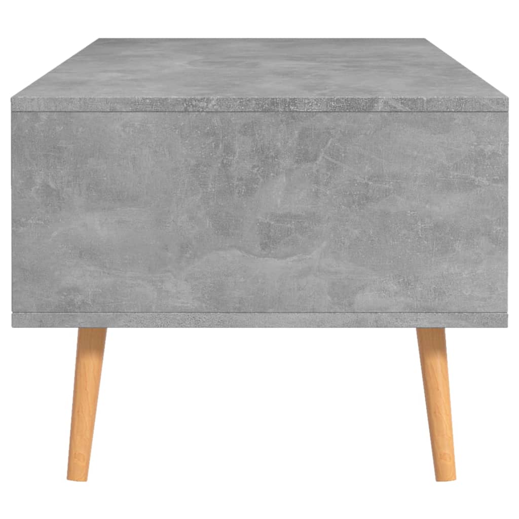 vidaXL Konferenčný stolík betónový sivý 100x49,5x43 cm drevotrieska
