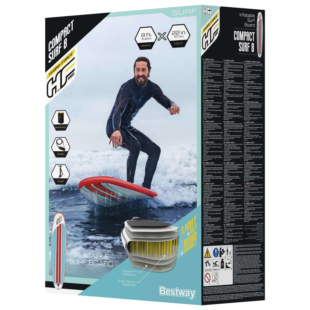 Bestway Hydro-Force Compact Surf 8 nafukovací SUP 243x57x7 cm