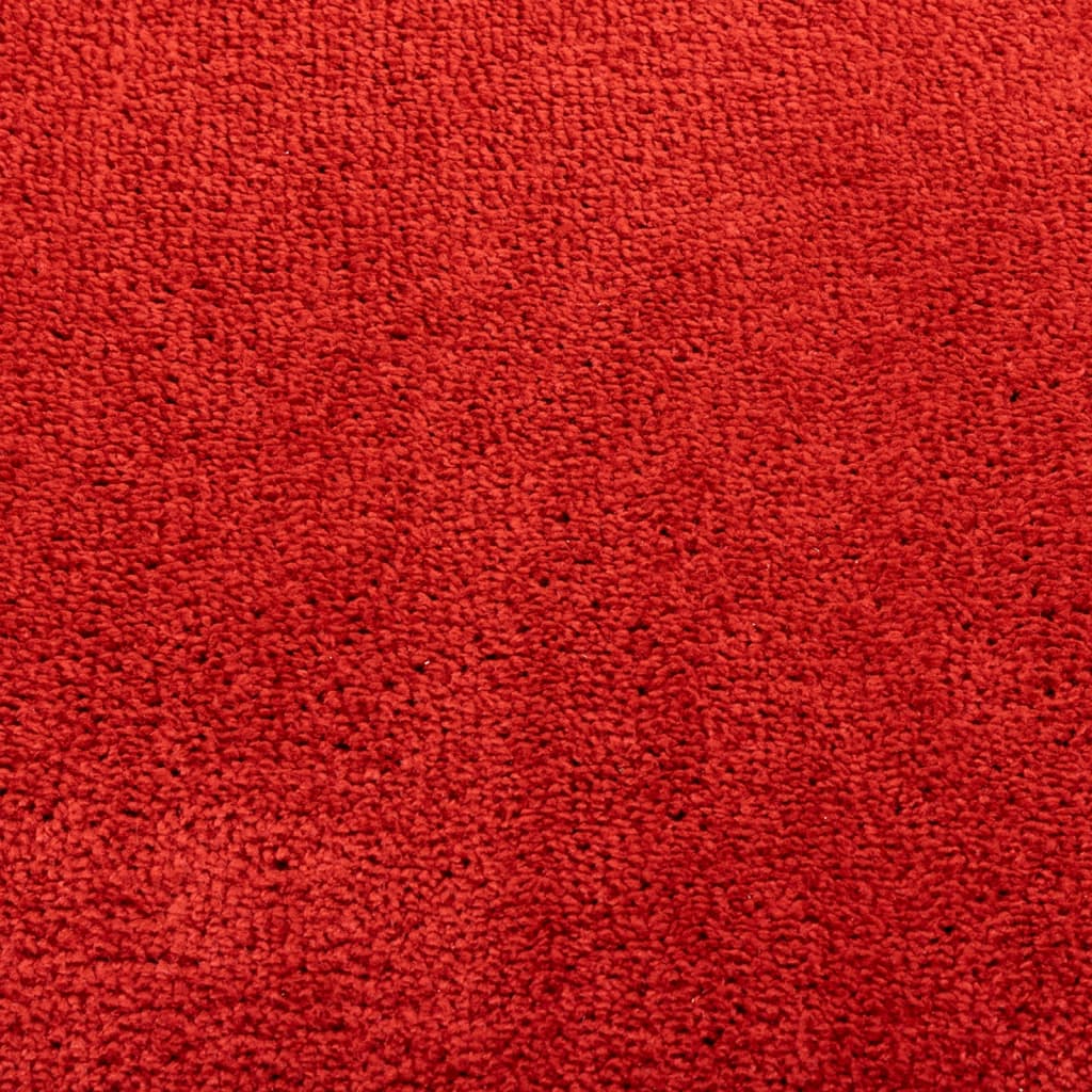 vidaXL Koberec OVIEDO, krátky vlas, červený 80x250 cm