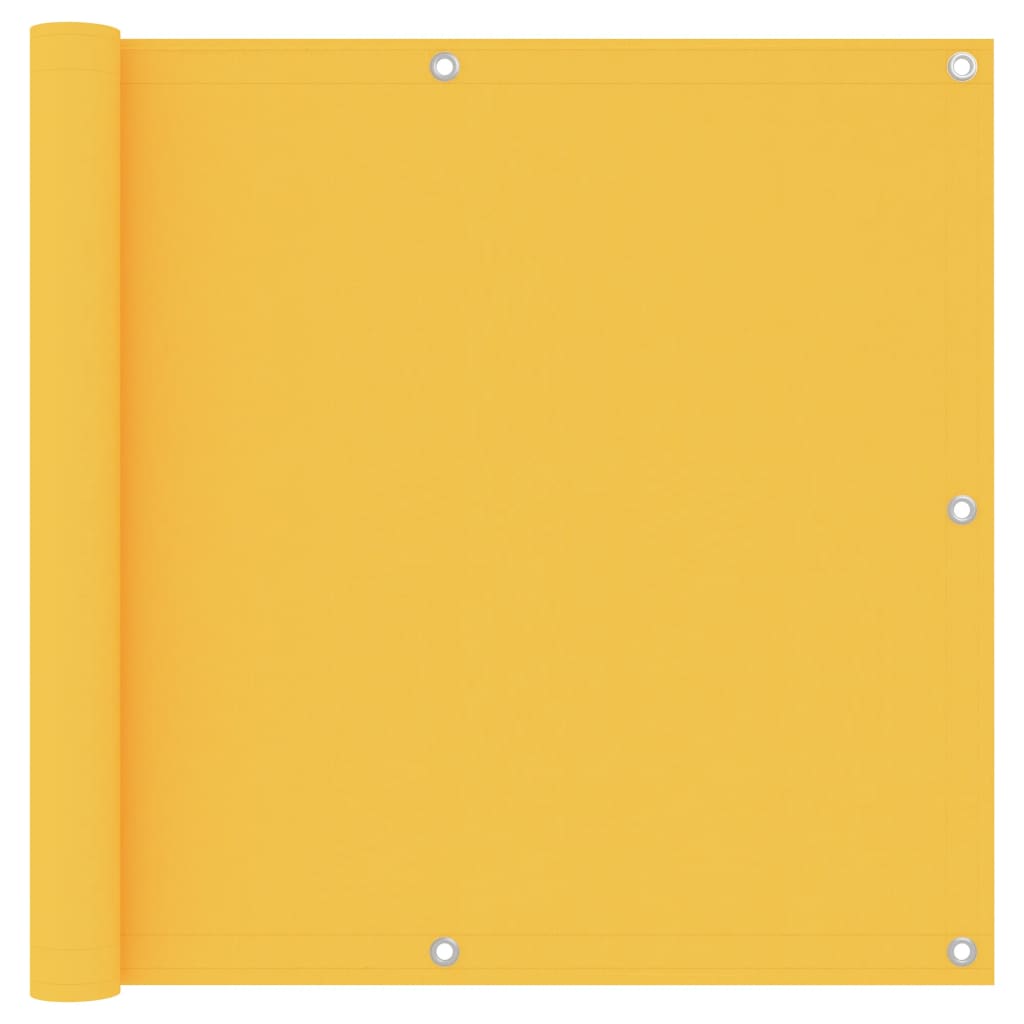 vidaXL Balkónová markíza, žltá 90x400 cm, oxfordská látka
