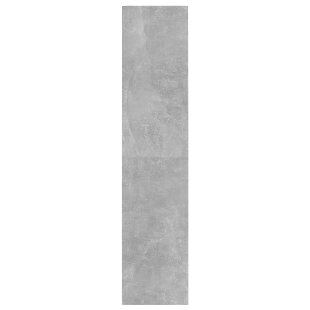 vidaXL Knižnica/deliaca stena betónová sivá 40x30x135 cm