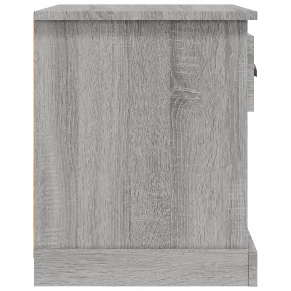 vidaXL Nočné stolíky 2 ks sivá sonoma 39x39x47,5 cm kompozitné drevo