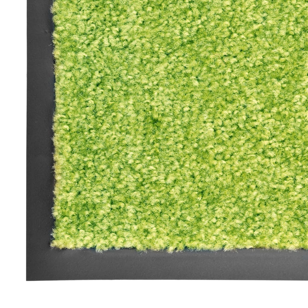vidaXL Rohožka, prateľná, zelená 60x180 cm