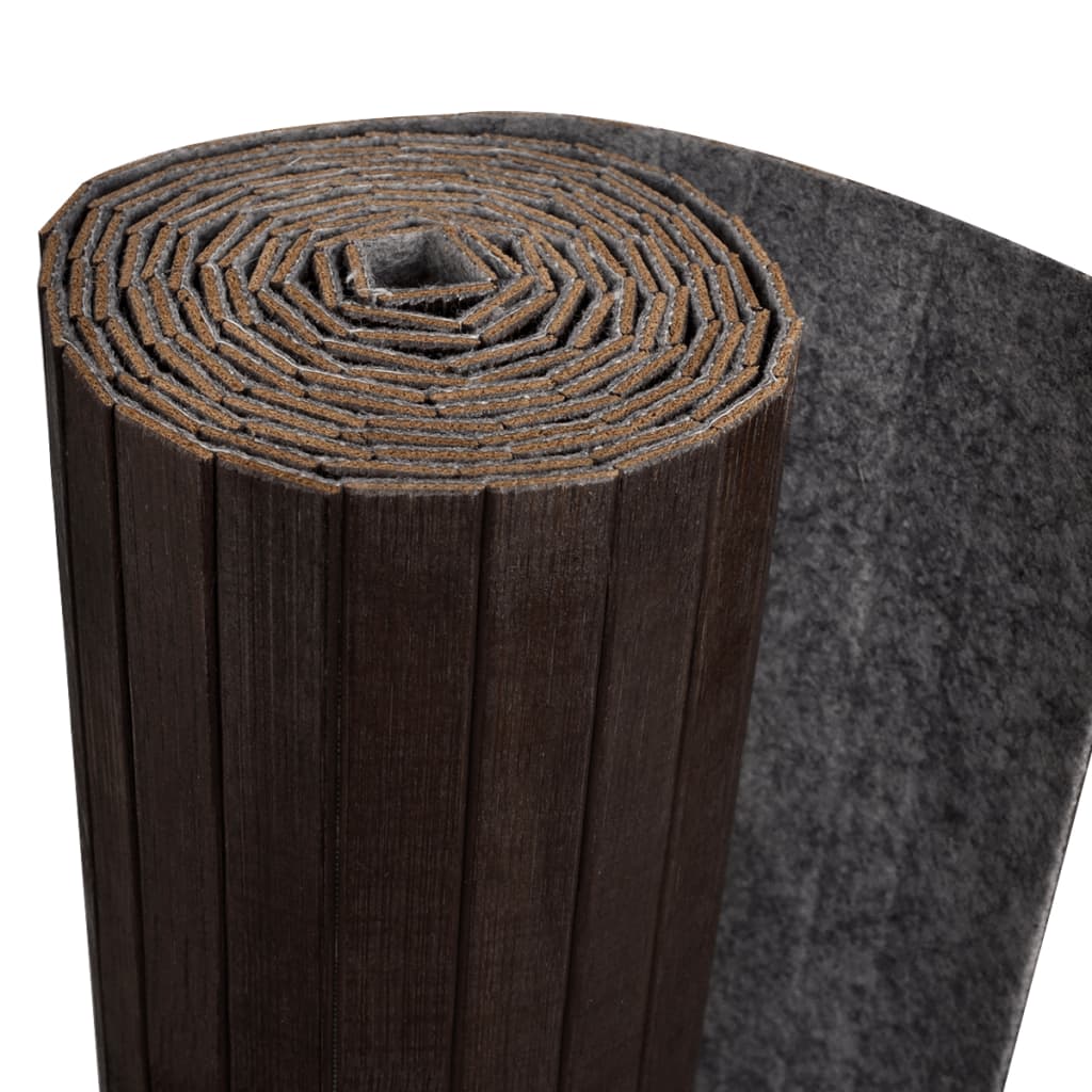 vidaXL Paraván z bambusu, tmavohnedý, 250x165 cm