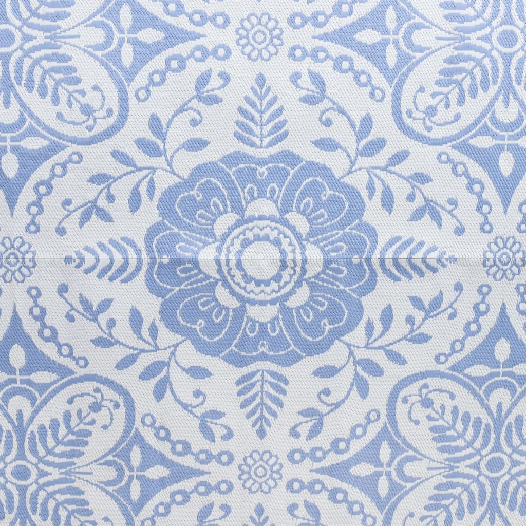 vidaXL Vonkajší koberec detský modrý 190x290 cm PP