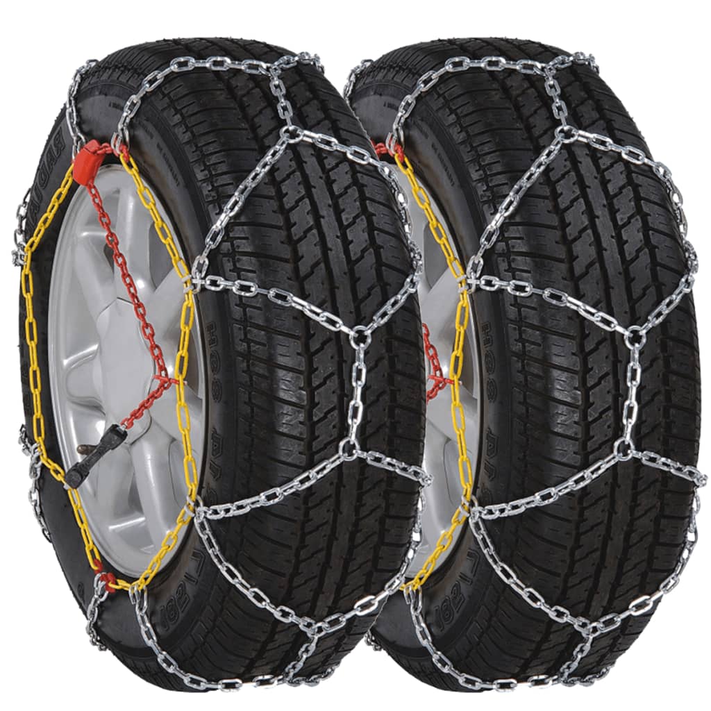 2 ks snehových reťazí na pneumatiky, 12 mm, KN 60