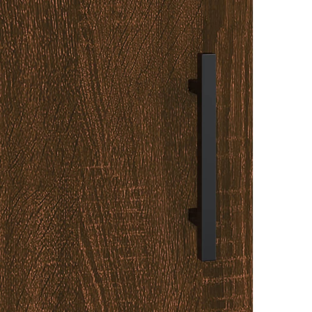 vidaXL Nástenná skrinka hnedý dub 60x31x60 cm kompozitné drevo