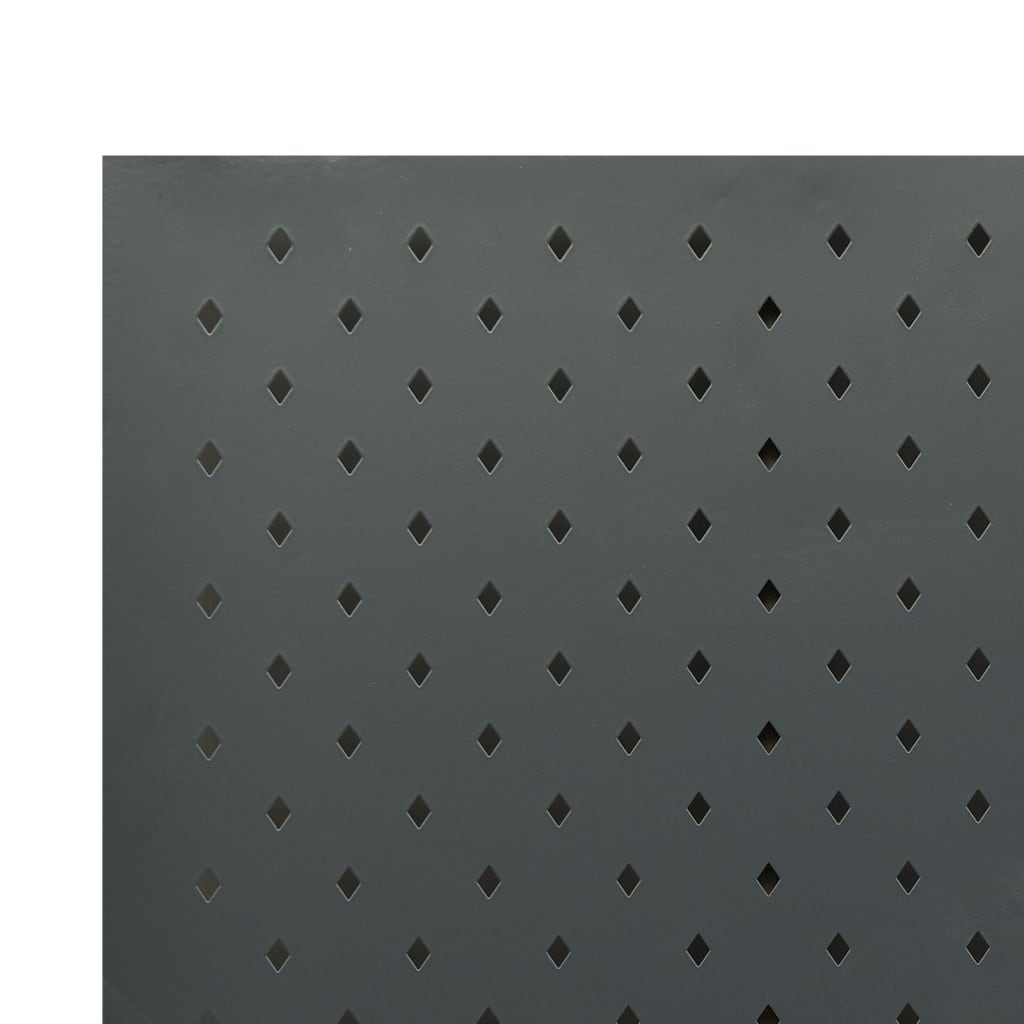 vidaXL Paraván s 5 panelmi, antracitový 200x180 cm oceľ