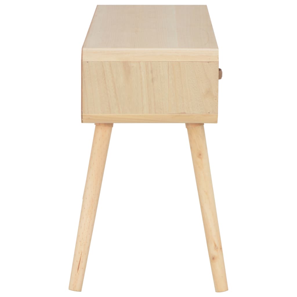 vidaXL Konzolový stolík 100x35x68 cm, drevený masív