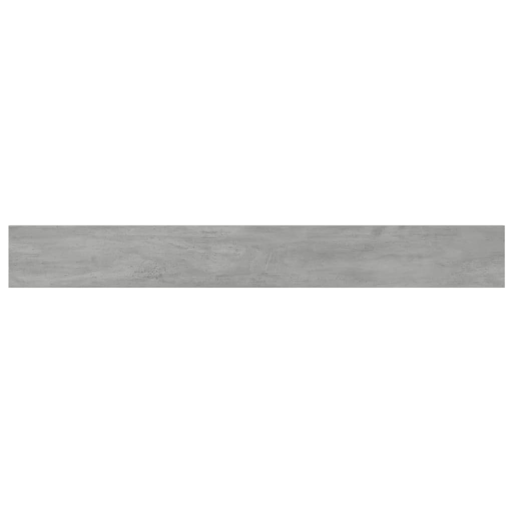 vidaXL Prídavné police 8 ks, betónovo sivé 80x10x1,5 cm, drevotrieska